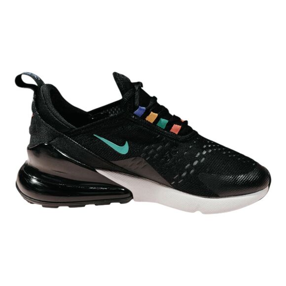 NIKE Air Max 270 'Black Multi-Color' Running Shoes Size 7Y/W8.5 - Picture 6 of 10